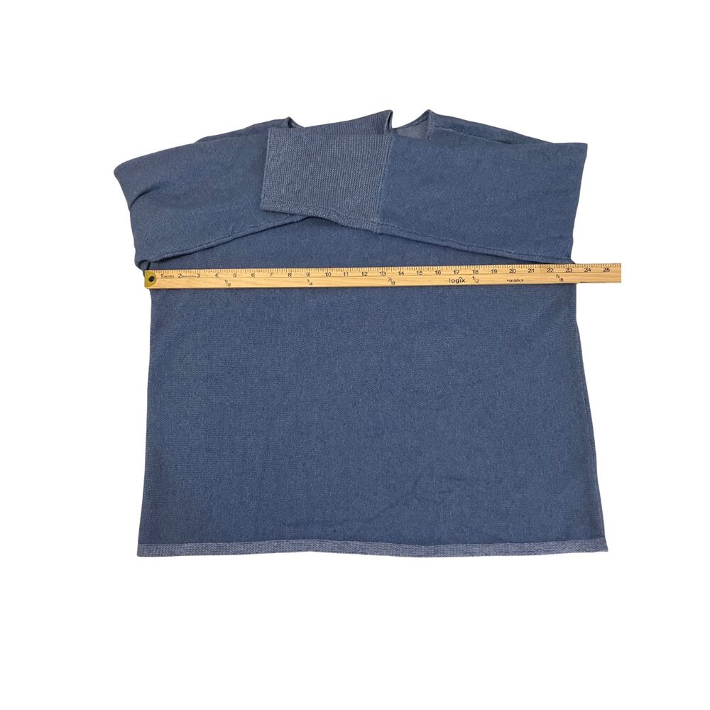 Eileen Fisher Blue Cashmere Blend Knit Sweater – Size L - Picture 3 of 7